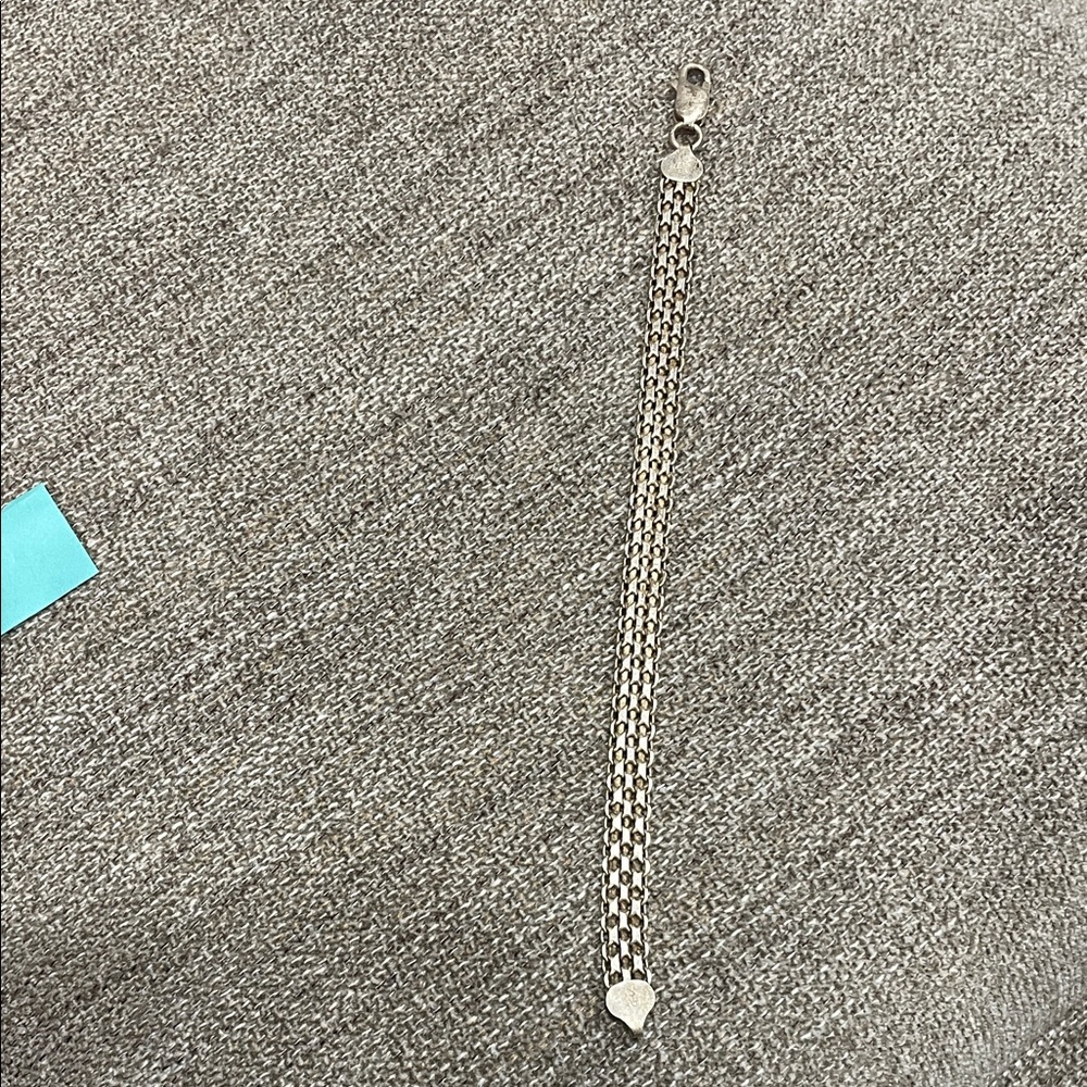 Milor Silver Double Chain Bracelet